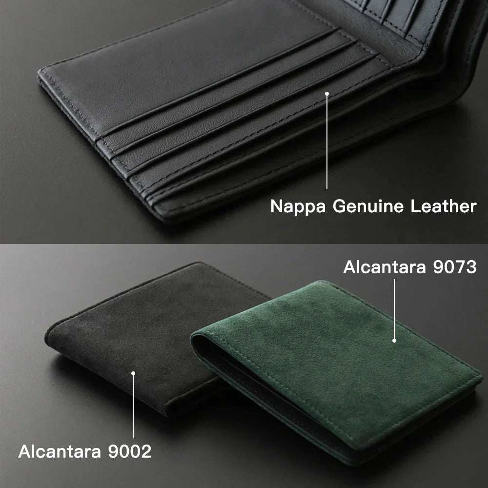 Alcantara besondere Luxus-Geldbörse