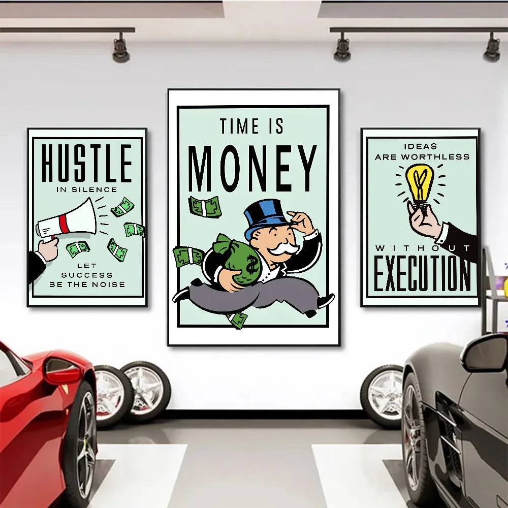 Wandposter Monopoly