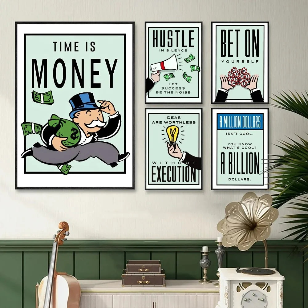 Wandposter Monopoly