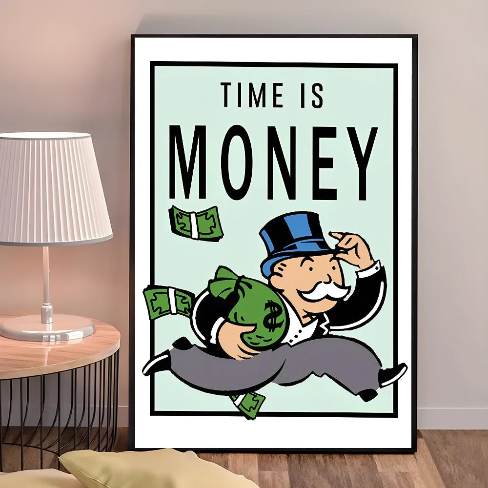 Wandposter Monopoly