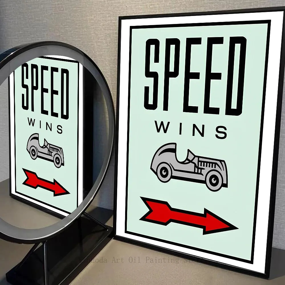 Wandposter Monopoly