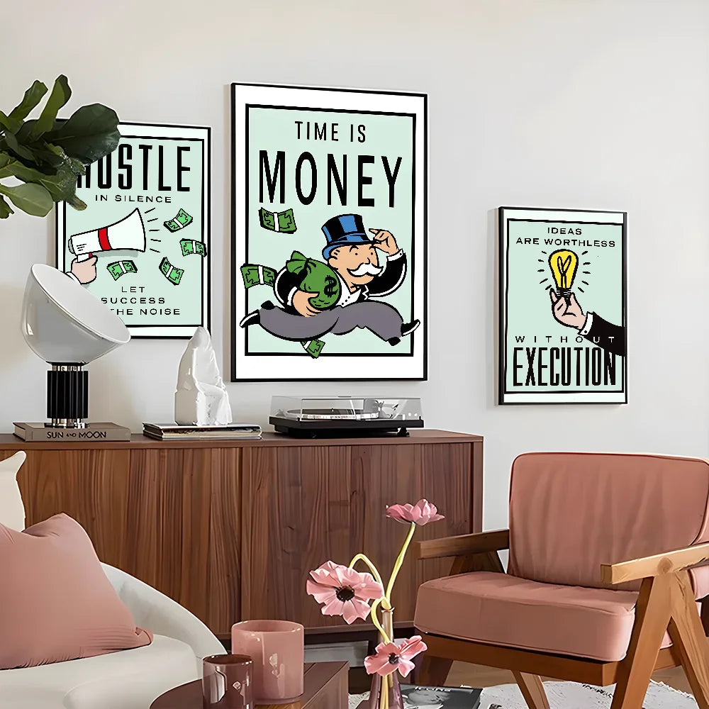 Wandposter Monopoly