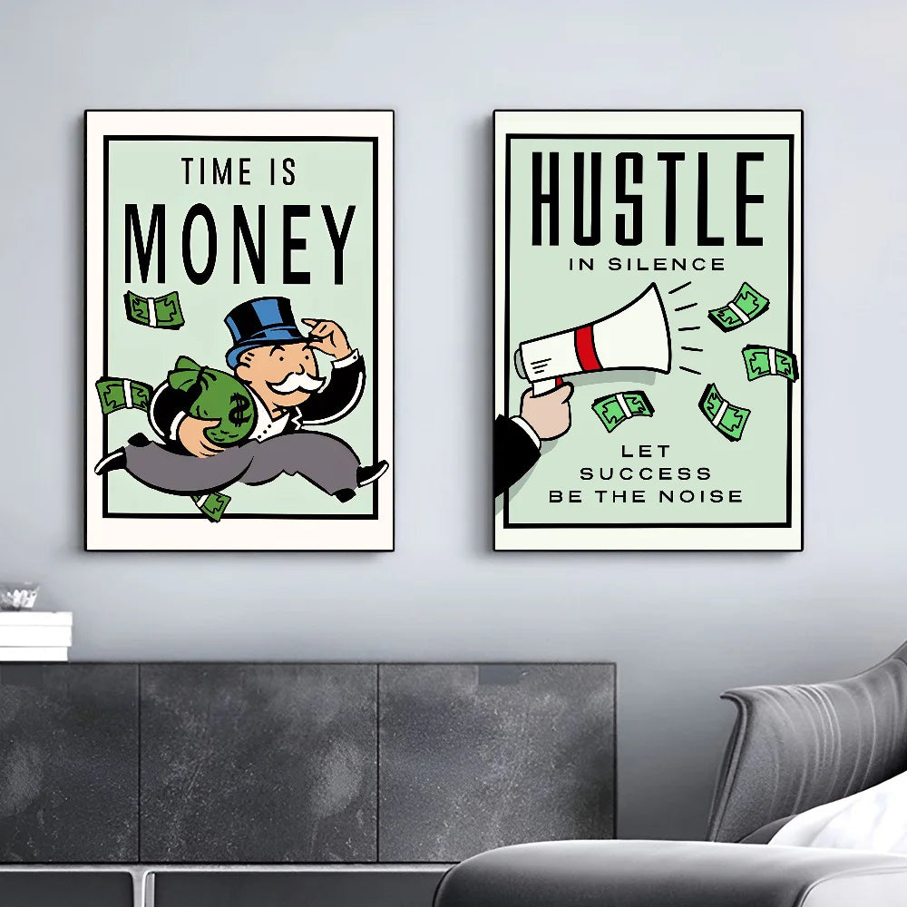 Wandposter Monopoly