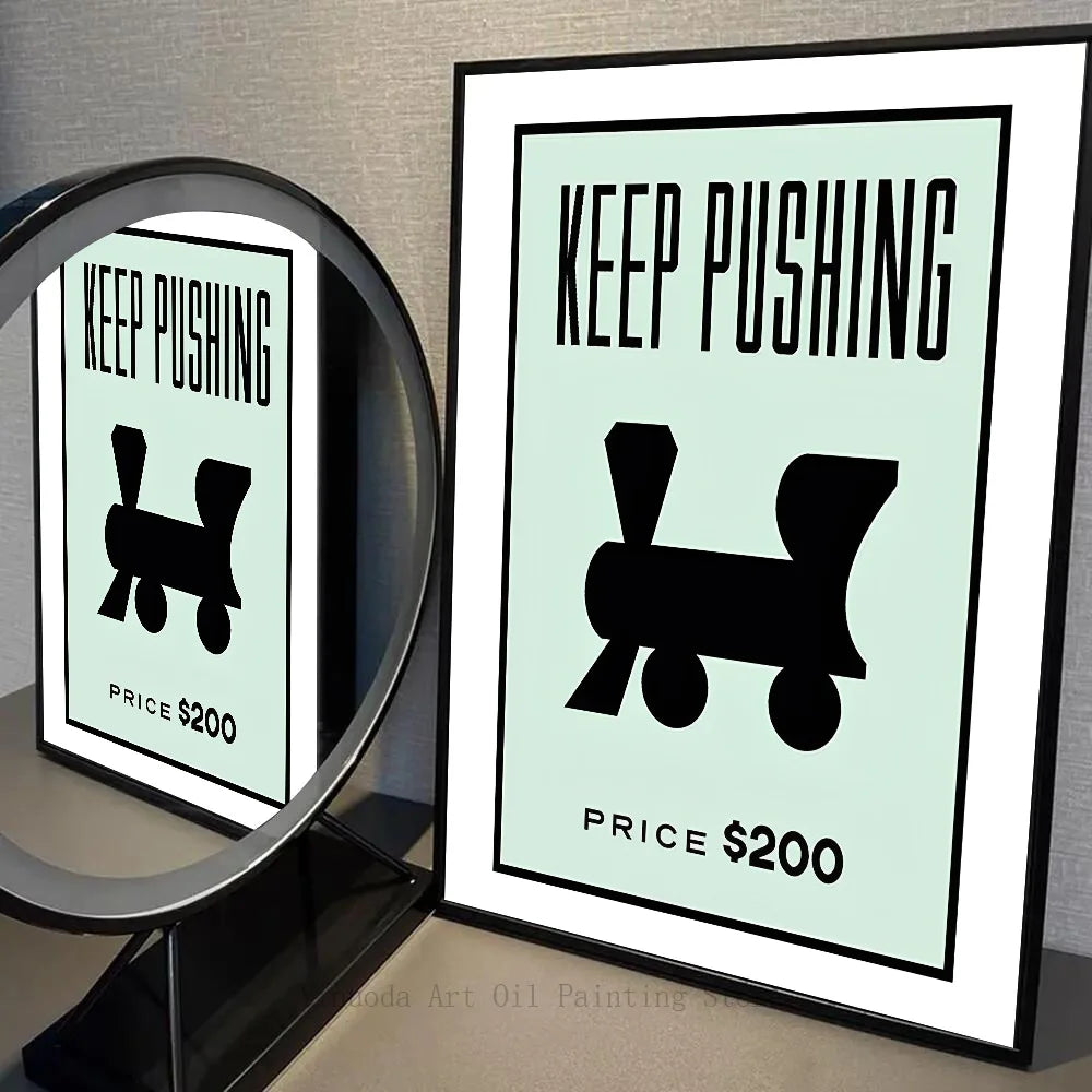 Wandposter Monopoly